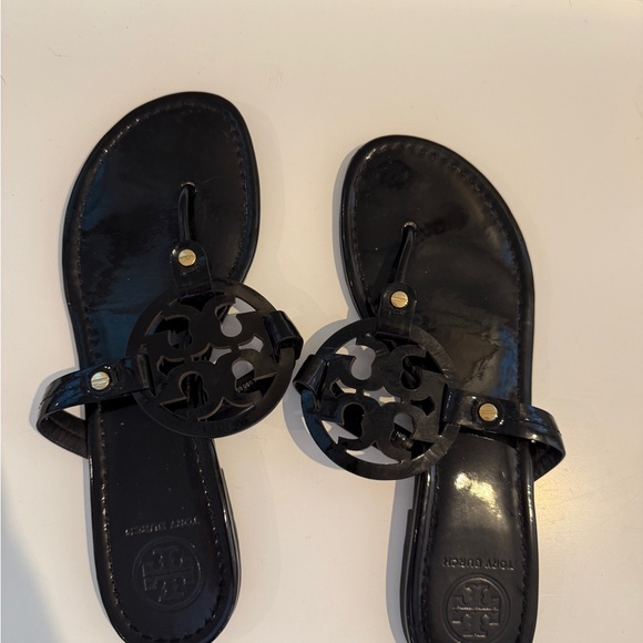 Black Tory Burch Miller Sandal - Picture 2 of 4